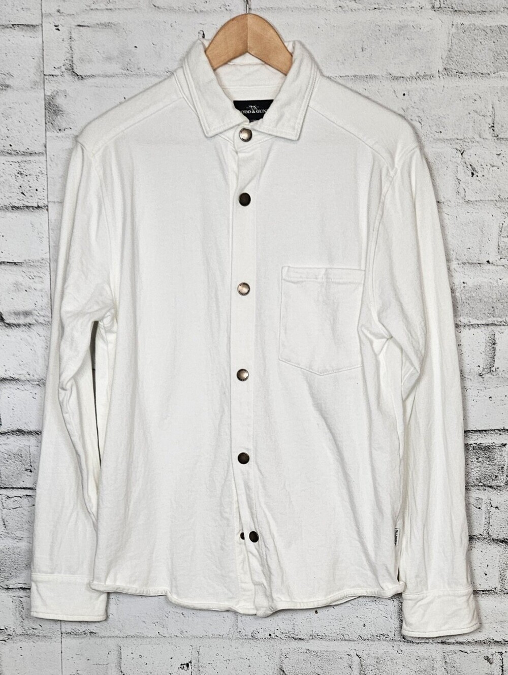 Rodd and Gunn White Cotton Overshirt Shacket Original Fit Size S